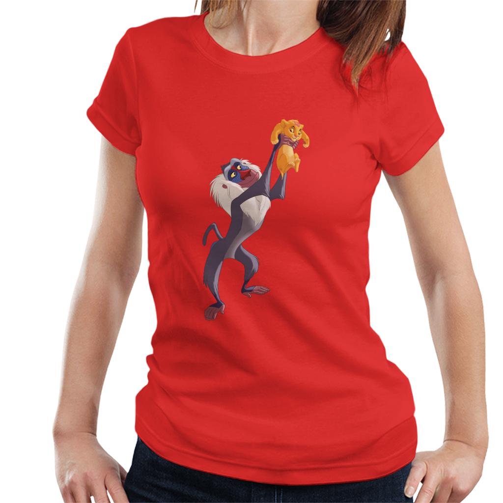 Disney The Lion King Rafiki And Simba Scene Women's T-Shirt-ALL + EVERY