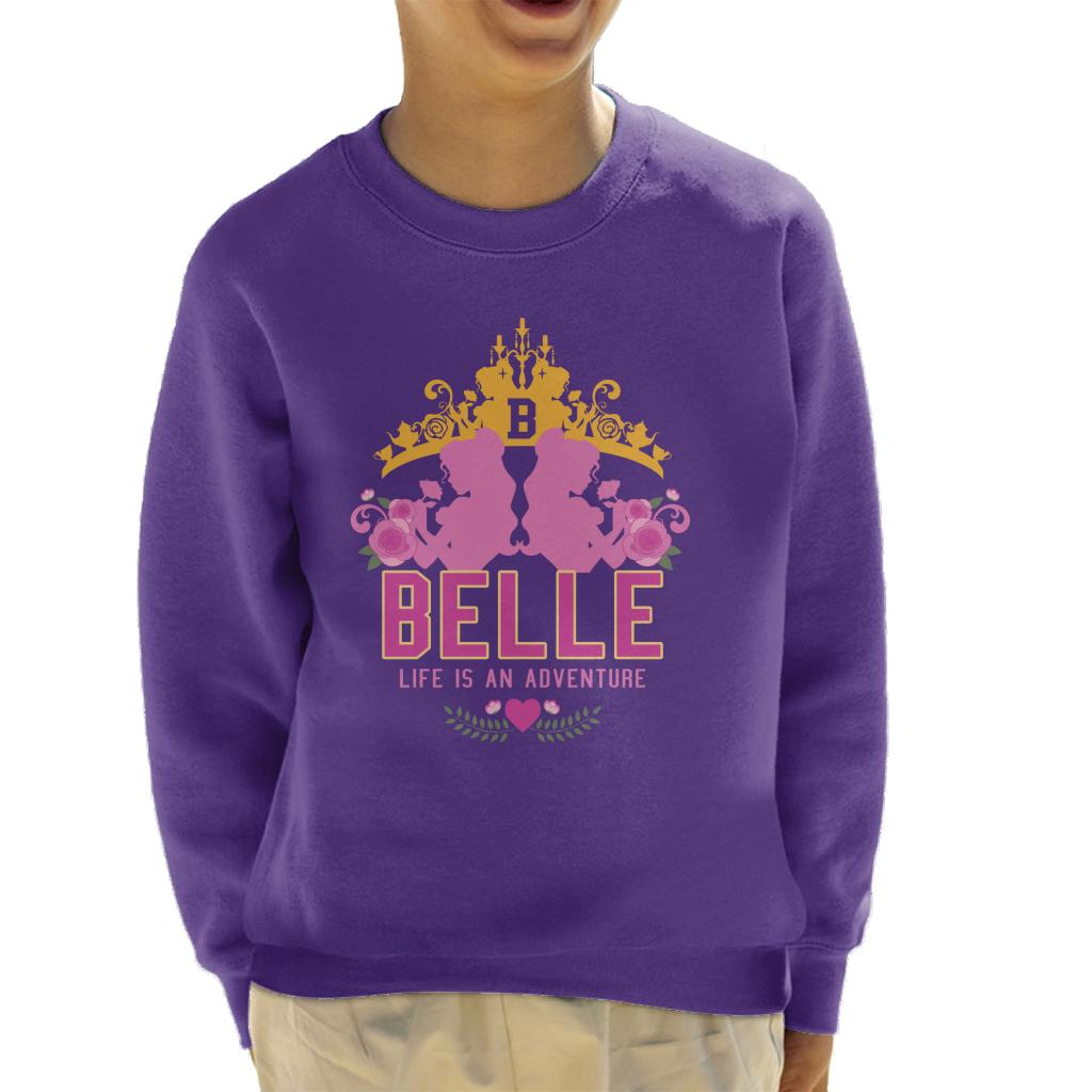 Disney Beauty And The Beast Belle Adventure Kid's Sweatshirt-ALL + EVERY