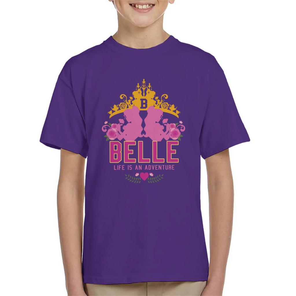 Disney Beauty And The Beast Belle Adventure Kid's T-Shirt-ALL + EVERY