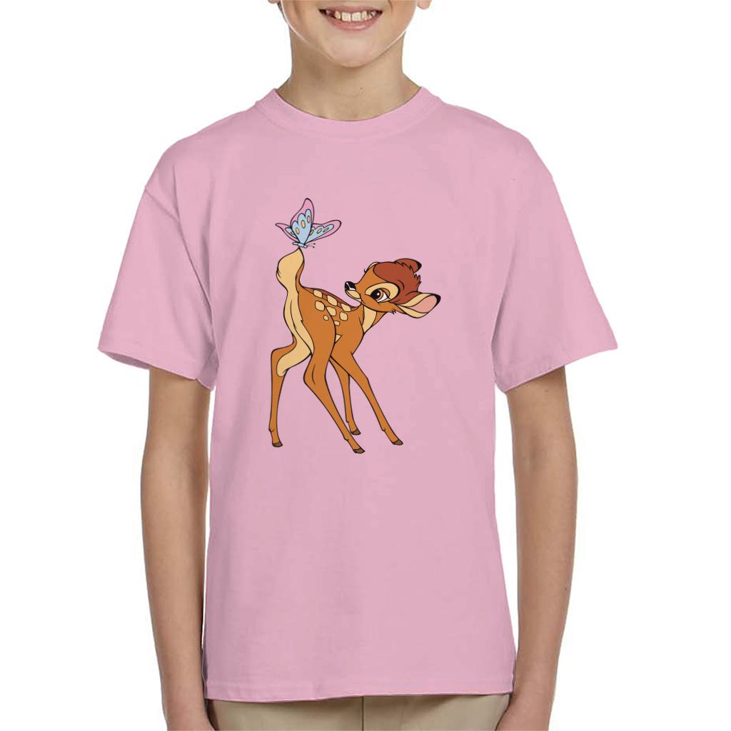 Disney Bambi Butterfly On Tail Kid's T-Shirt-ALL + EVERY