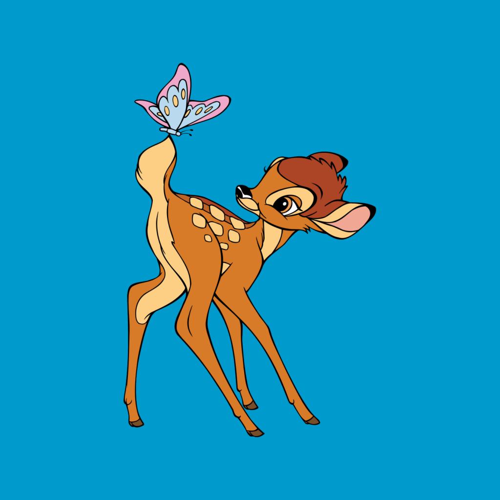 Disney Bambi Butterfly On Tail Kid's T-Shirt-ALL + EVERY