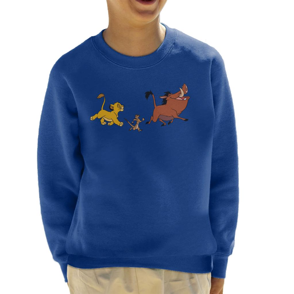 Disney The Lion King Trio Timon Pumbaa And Simba Kid's Sweatshirt-ALL + EVERY