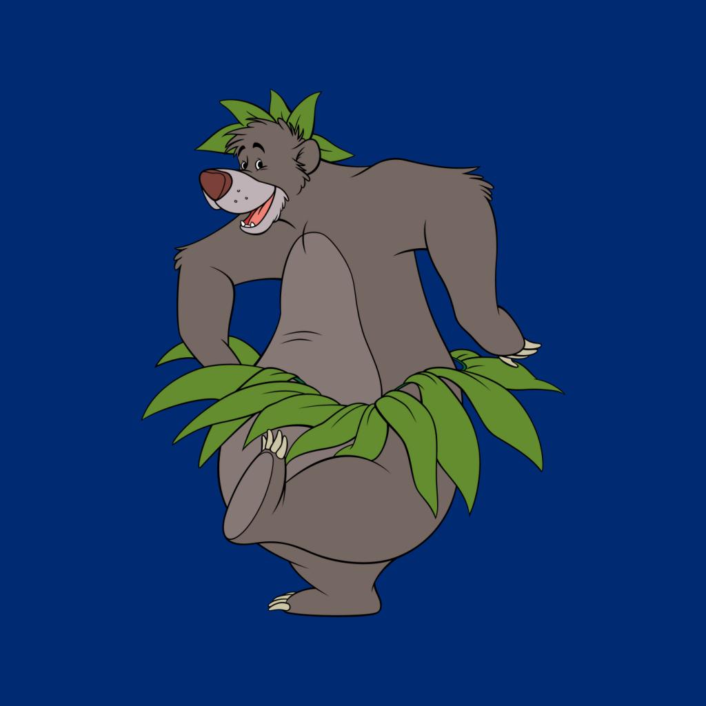 Disney The Jungle Book Baloo Leaf Dance Women's T-Shirt-ALL + EVERY