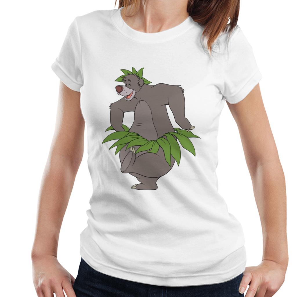 Disney The Jungle Book Baloo Leaf Dance Women's T-Shirt-ALL + EVERY