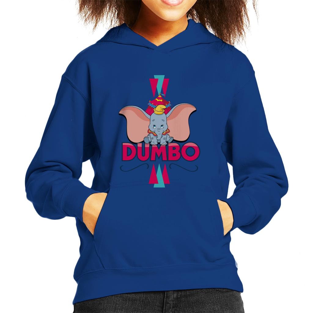 Disney Dumbo Ears Circus Art Kid's Hooded Sweatshirt