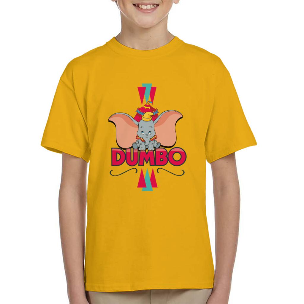 Disney Dumbo Ears Circus Art Kid's T-Shirt-ALL + EVERY