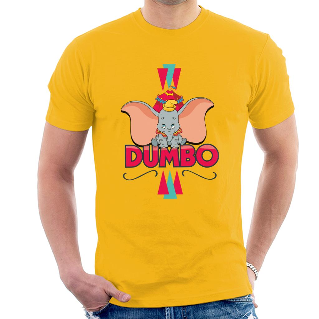 Disney Dumbo Ears Circus Art Men's T-Shirt-ALL + EVERY