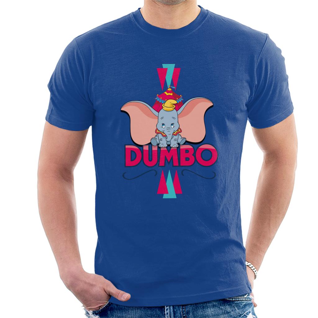 Disney Dumbo Ears Circus Art Men's T-Shirt-ALL + EVERY