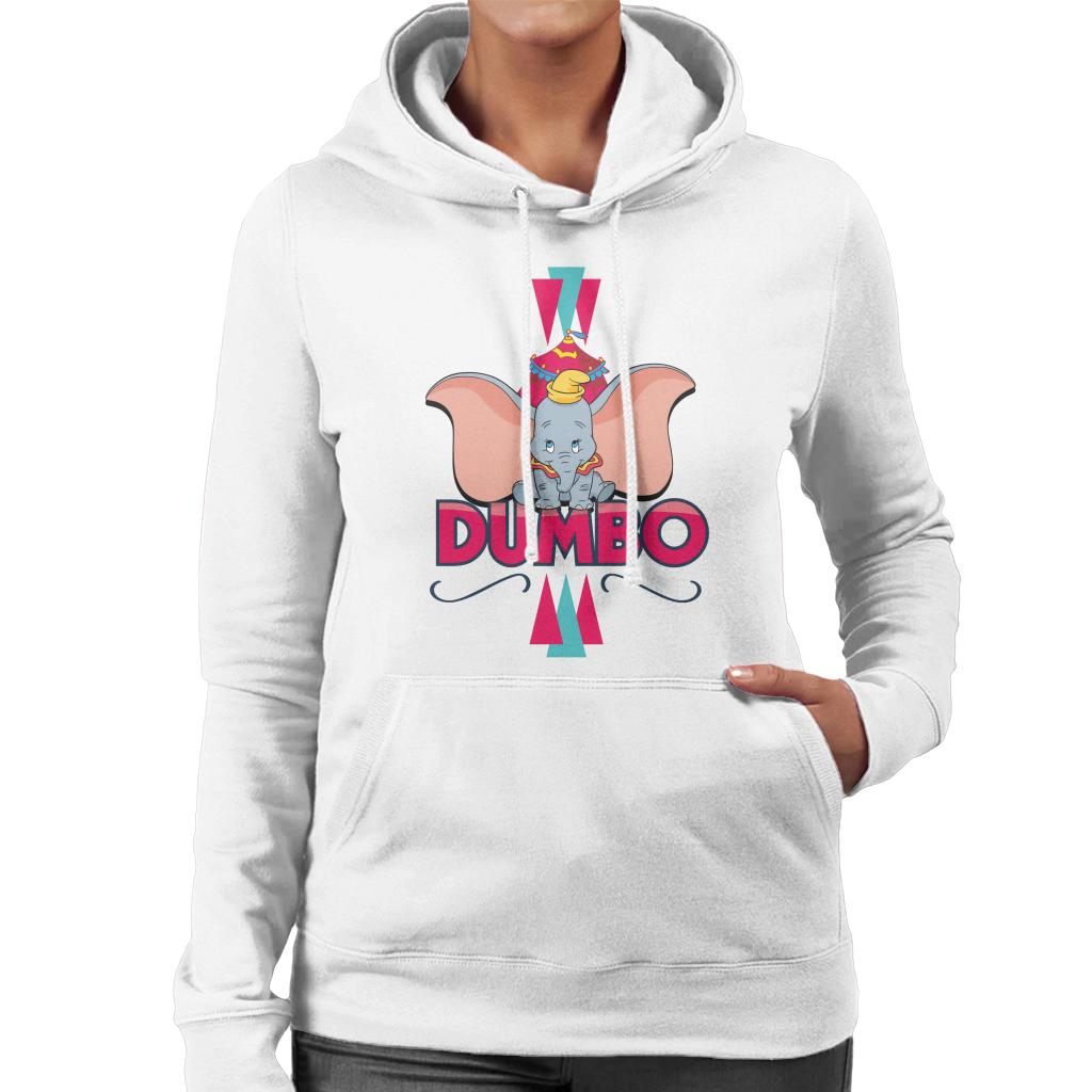 Disney Dumbo Ears Circus Art Women's Hooded Sweatshirt