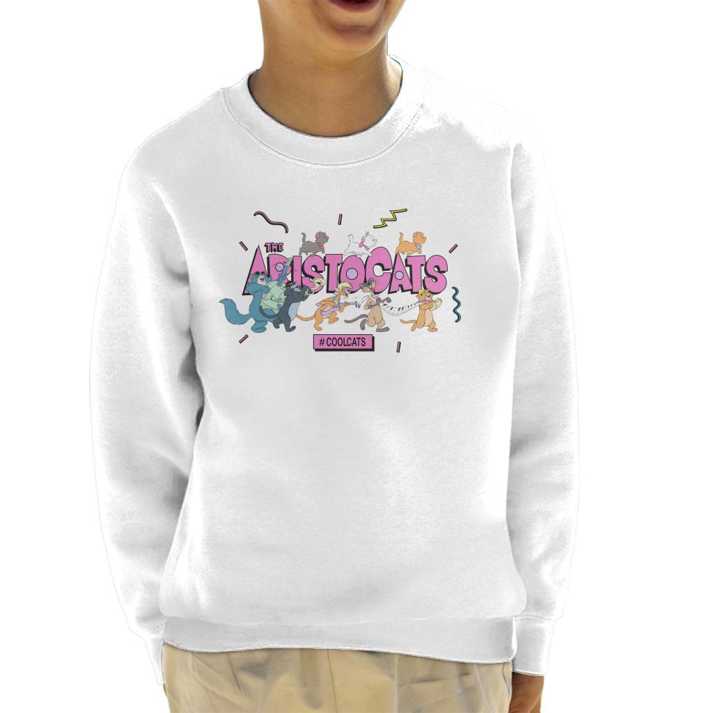 Disney The Aristocats Hashtag Cool Cats Kid's Sweatshirt-ALL + EVERY