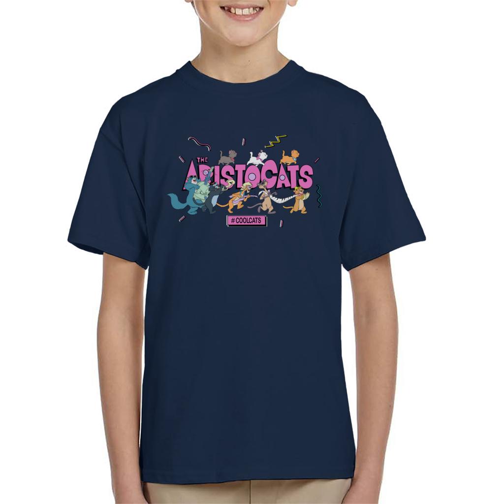 Disney The Aristocats Hashtag Cool Cats Kid's T-Shirt-ALL + EVERY