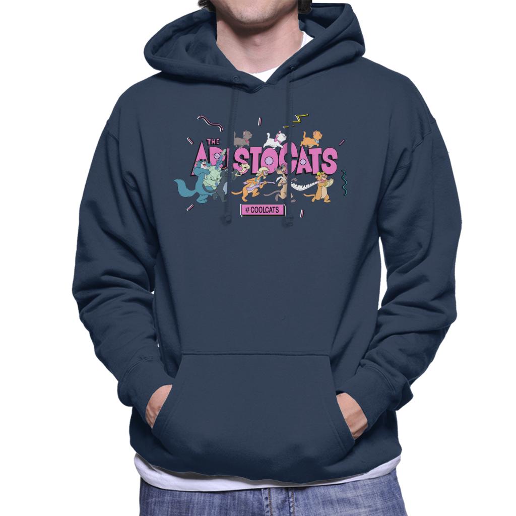 Disney The Aristocats Hashtag Cool Cats Men's Hooded Sweatshirt-ALL + EVERY