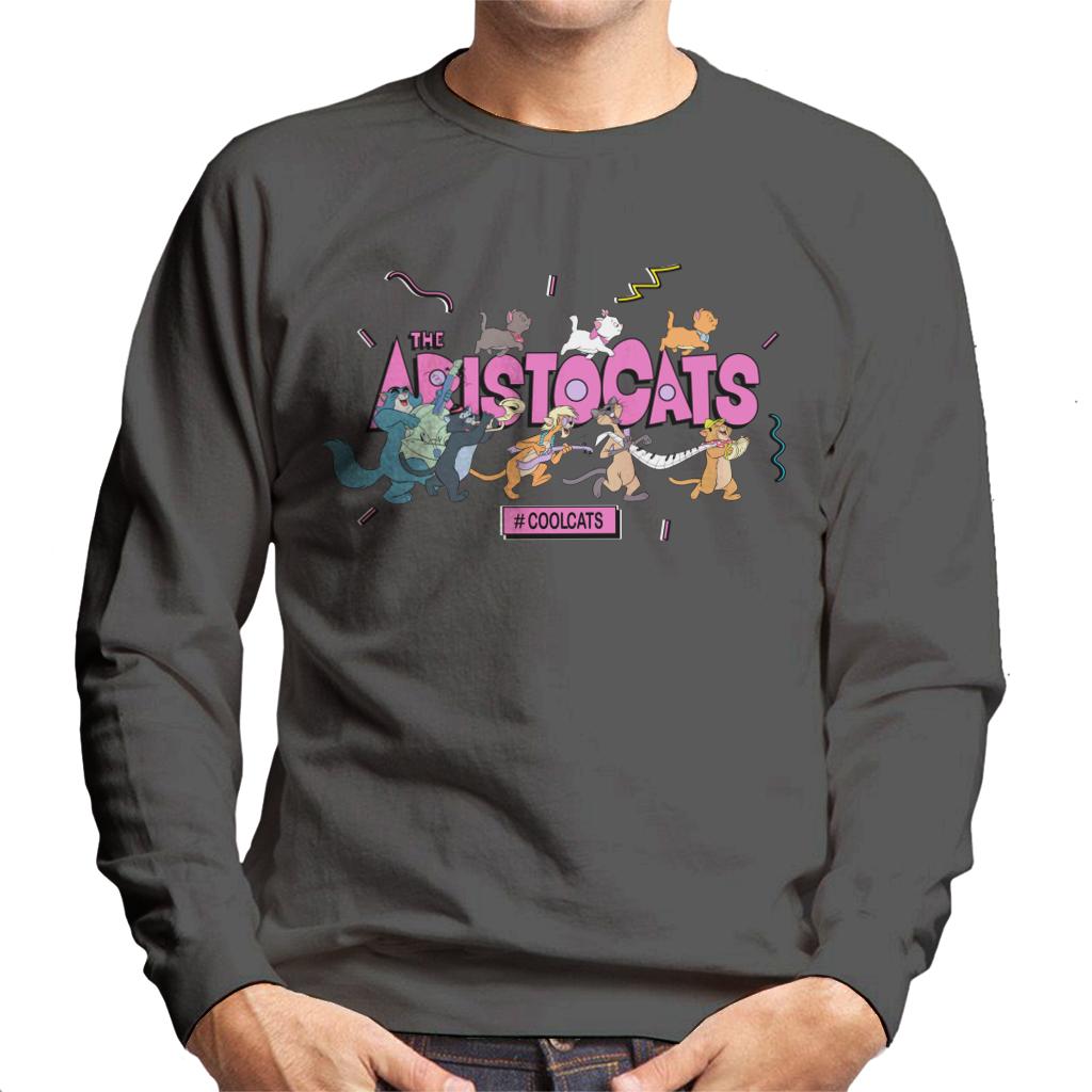 Disney The Aristocats Hashtag Cool Cats Men's Sweatshirt-ALL + EVERY