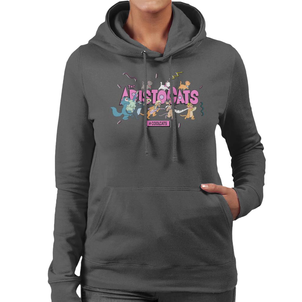 Disney The Aristocats Hashtag Cool Cats Women's Hooded Sweatshirt-ALL + EVERY