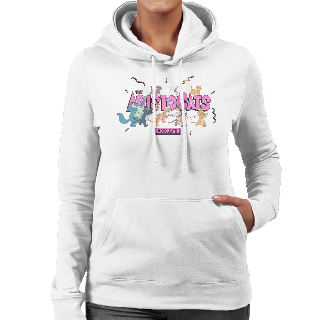 Disney The Aristocats Hashtag Cool Cats Women's Hooded Sweatshirt-ALL + EVERY