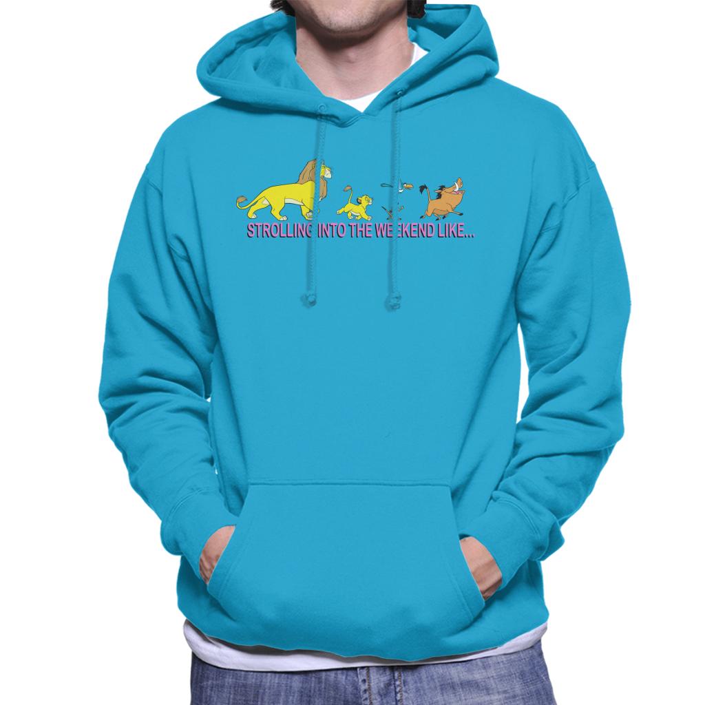 Disney The Lion King Strolling Into The Weekend Like Men's Hooded Sweatshirt-ALL + EVERY