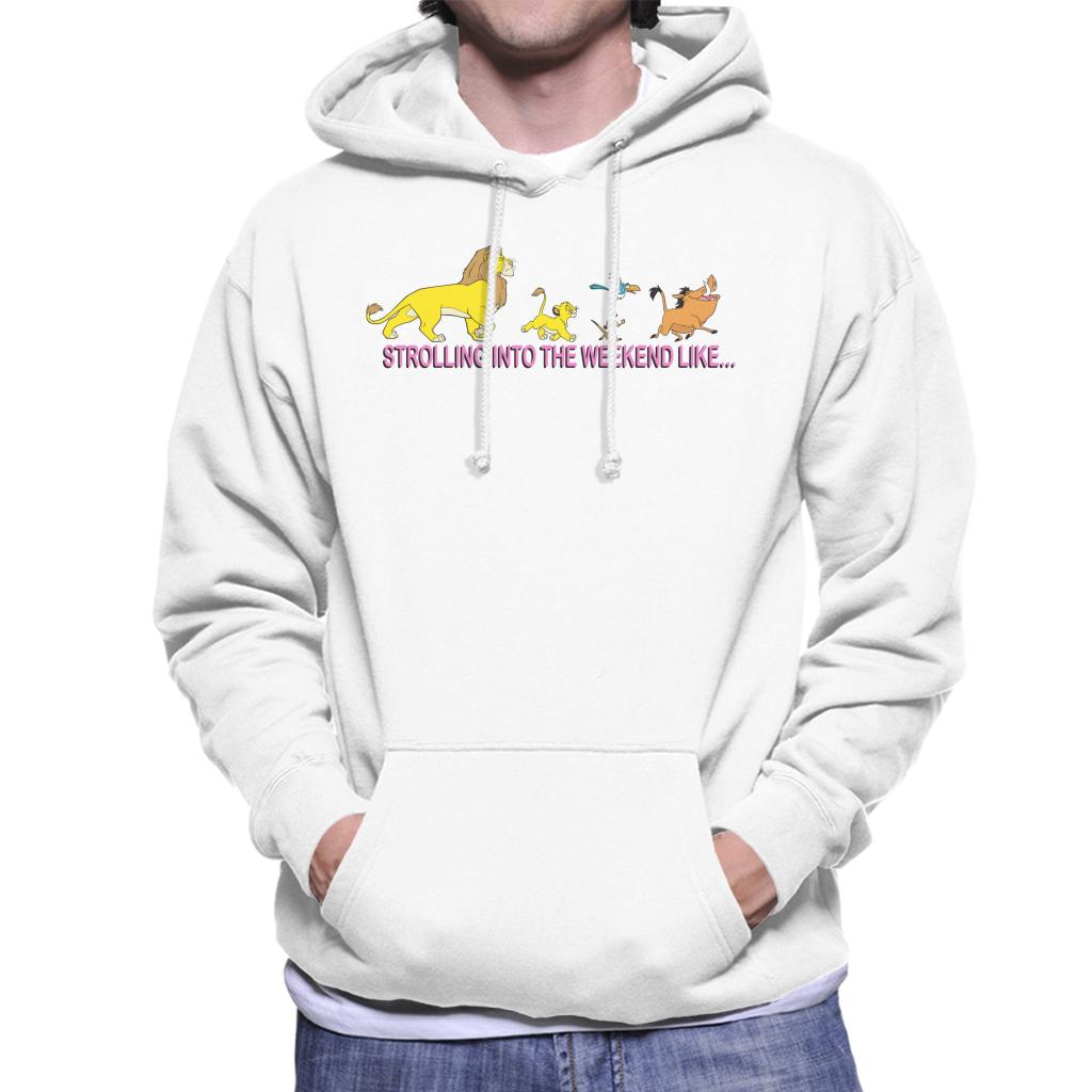 Disney The Lion King Strolling Into The Weekend Like Men's Hooded Sweatshirt-ALL + EVERY