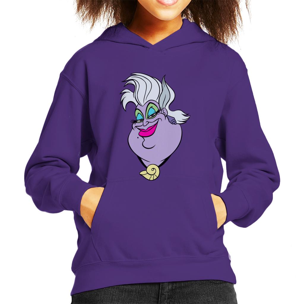 Disney Ursula Smile The Little Mermaid Kid's Hooded Sweatshirt-ALL + EVERY