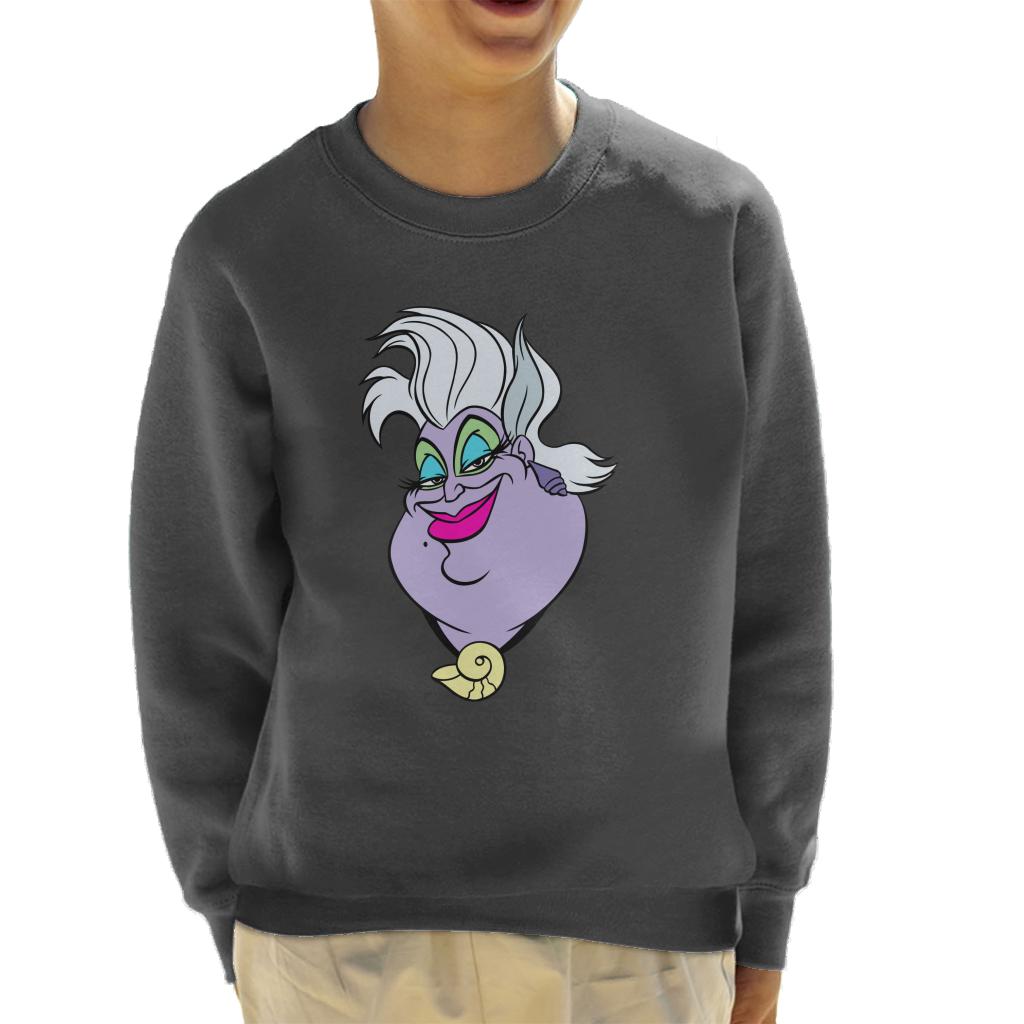 Disney Ursula Smile The Little Mermaid Kid's Sweatshirt-ALL + EVERY