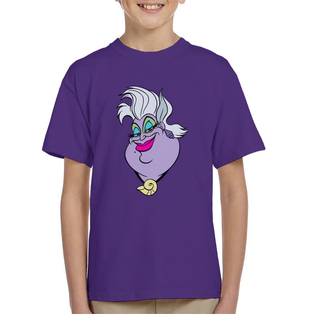 Disney Ursula Smile The Little Mermaid Kid's T-Shirt-ALL + EVERY