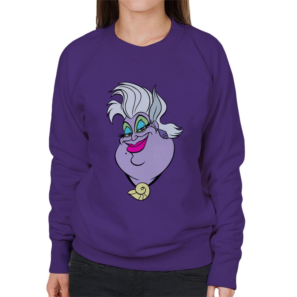 Disney Ursula Smile The Little Mermaid Women's Sweatshirt-ALL + EVERY