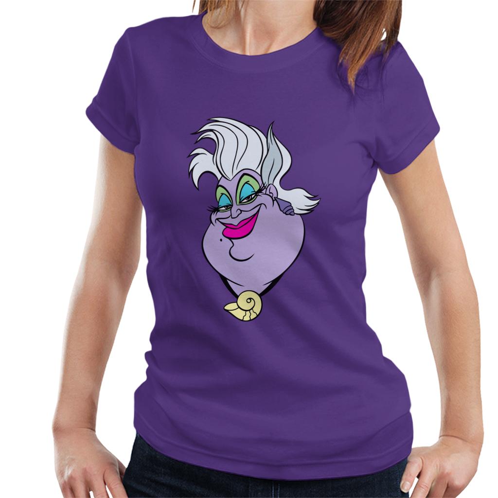 Disney Ursula Smile The Little Mermaid Women's T-Shirt-ALL + EVERY