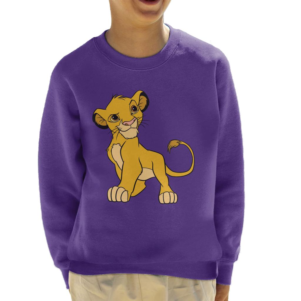 Disney Smiling Simba The Lion King Kid's Sweatshirt-ALL + EVERY
