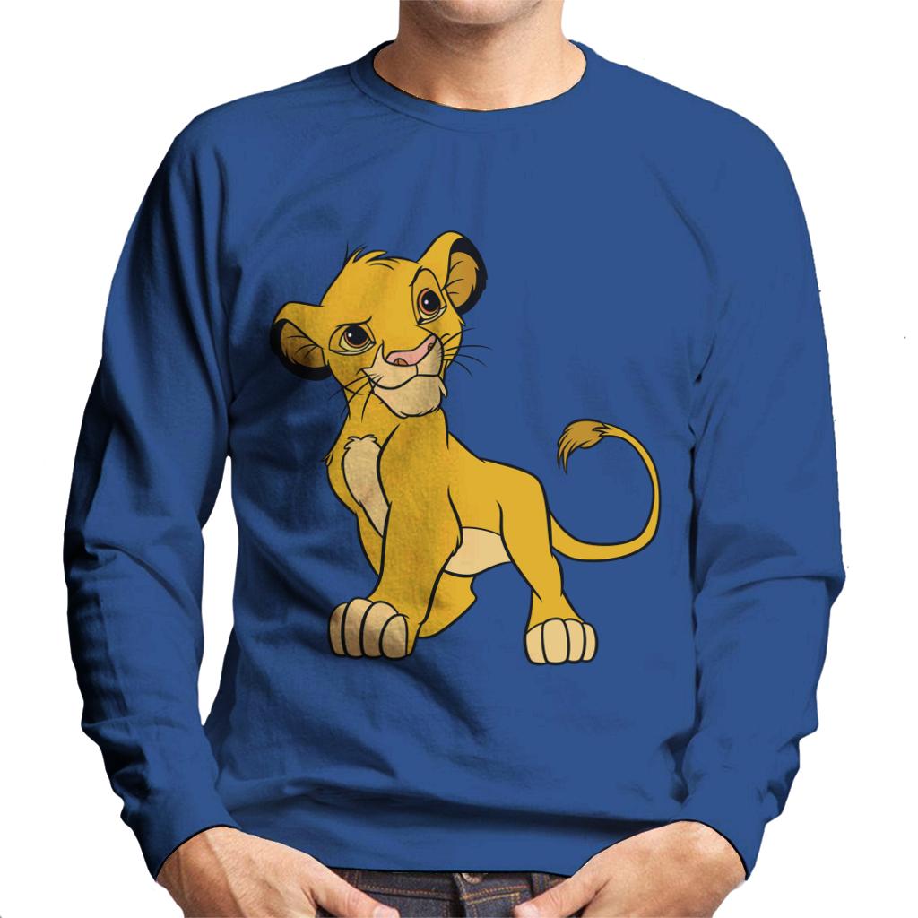 Disney Smiling Simba The Lion King Men's Sweatshirt-ALL + EVERY