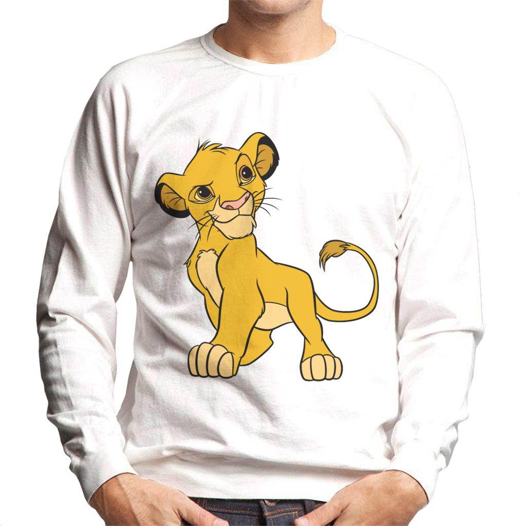 Disney Smiling Simba The Lion King Men's Sweatshirt-ALL + EVERY