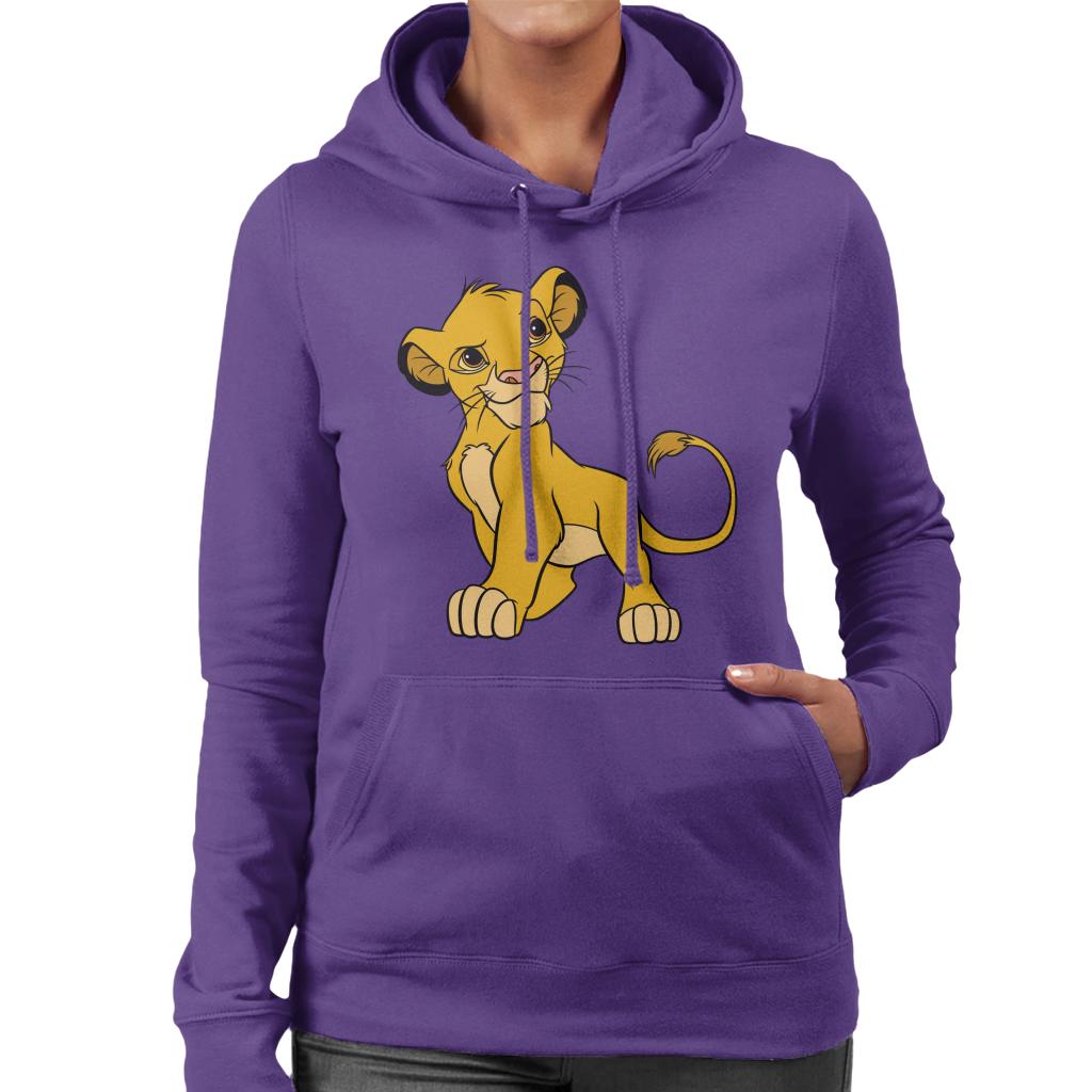 Disney Smiling Simba The Lion King Women's Hooded Sweatshirt-ALL + EVERY