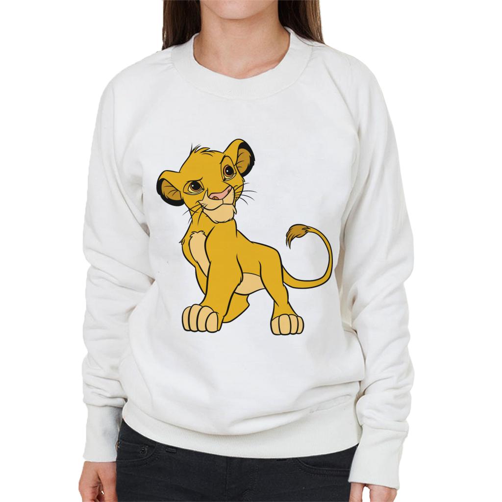 Disney Smiling Simba The Lion King Women's Sweatshirt-ALL + EVERY