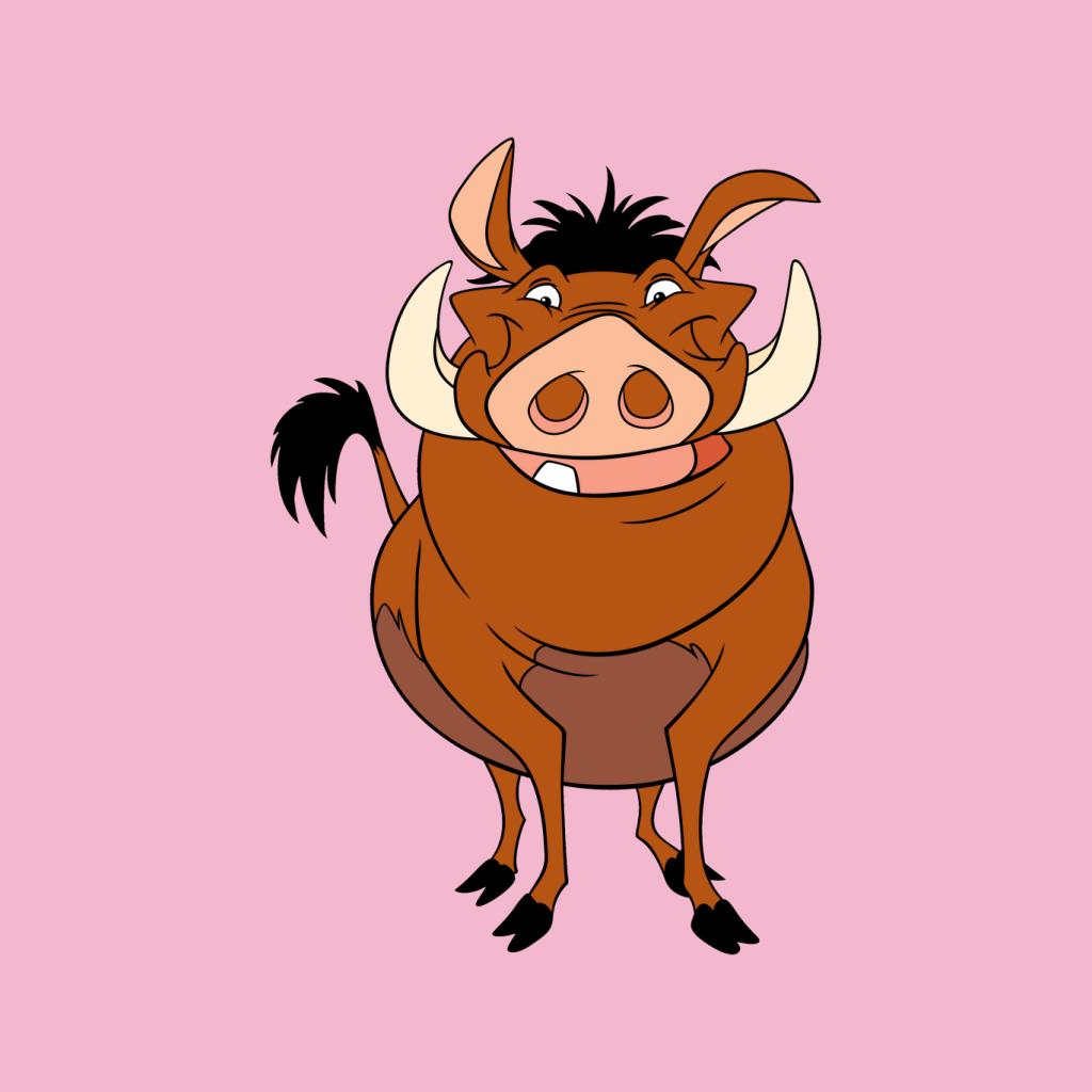 Disney Pumbaa Smile The Lion King Women's Sweatshirt-ALL + EVERY