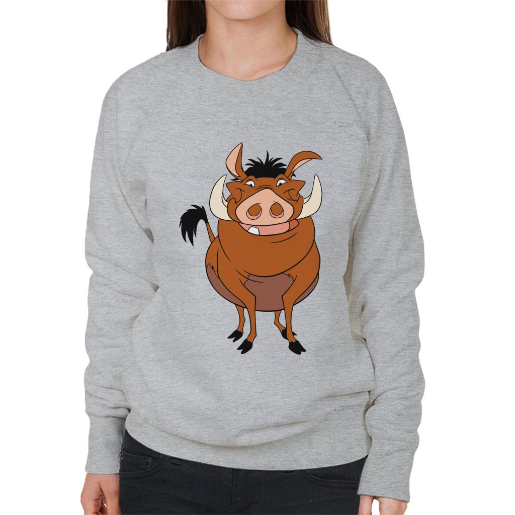 Disney Pumbaa Smile The Lion King Women's Sweatshirt-ALL + EVERY