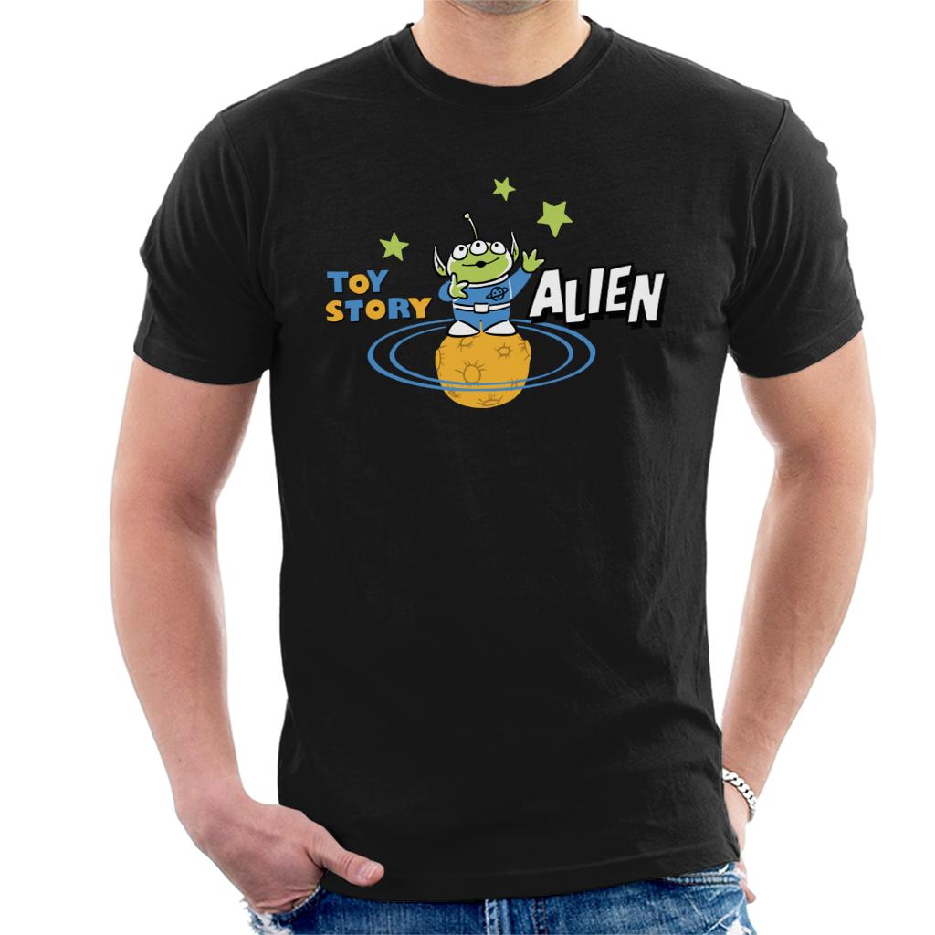 Disney Toy Story Pizza Planet Alien Men's T-Shirt-ALL + EVERY