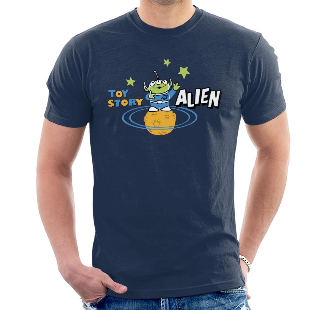 Disney Toy Story Pizza Planet Alien Men's T-Shirt-ALL + EVERY