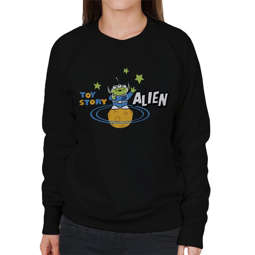 Disney Toy Story Pizza Planet Alien Women's Sweatshirt-ALL + EVERY