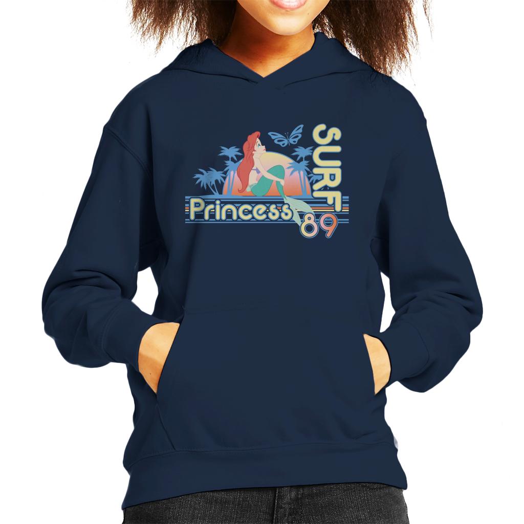 Disney Surf Princess 89 The Little Mermaid Kid's Hooded Sweatshirt-ALL + EVERY