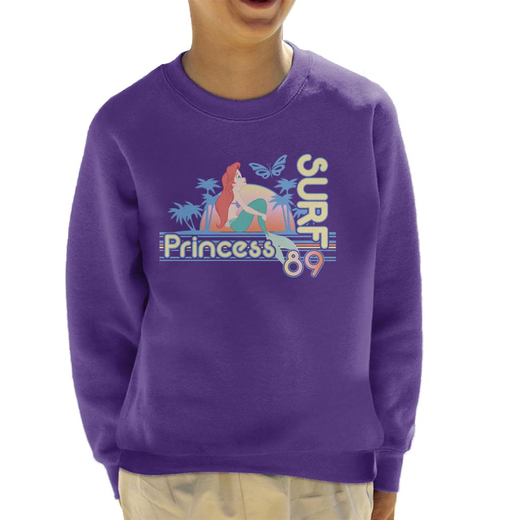 Disney Surf Princess 89 The Little Mermaid Kid's Sweatshirt-ALL + EVERY