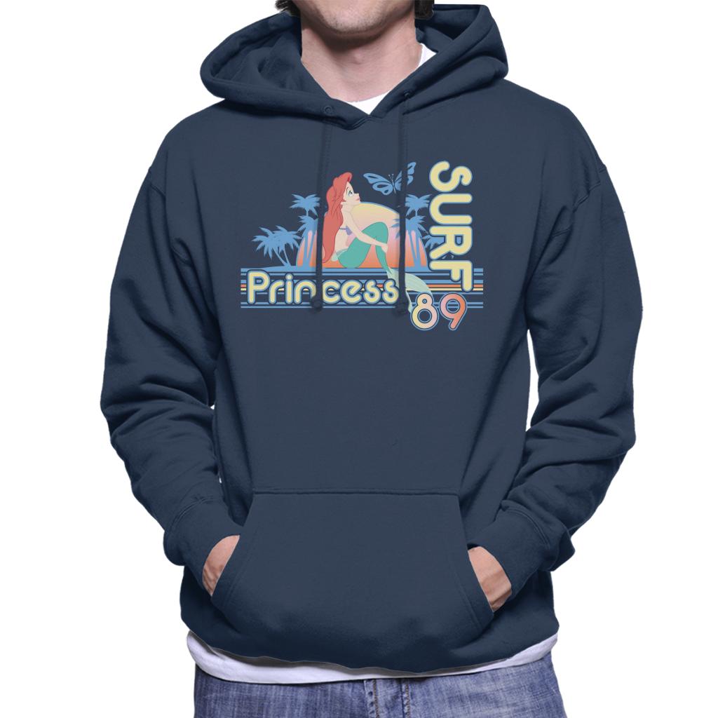 Disney Surf Princess 89 The Little Mermaid Men's Hooded Sweatshirt-ALL + EVERY