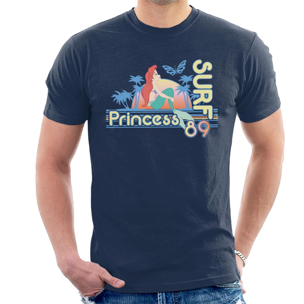 Disney Surf Princess 89 The Little Mermaid Men's T-Shirt-ALL + EVERY