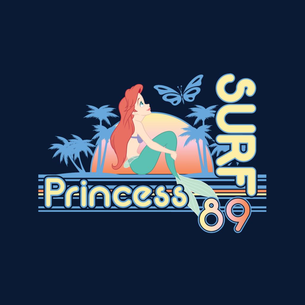 Disney Surf Princess 89 The Little Mermaid Men's T-Shirt-ALL + EVERY