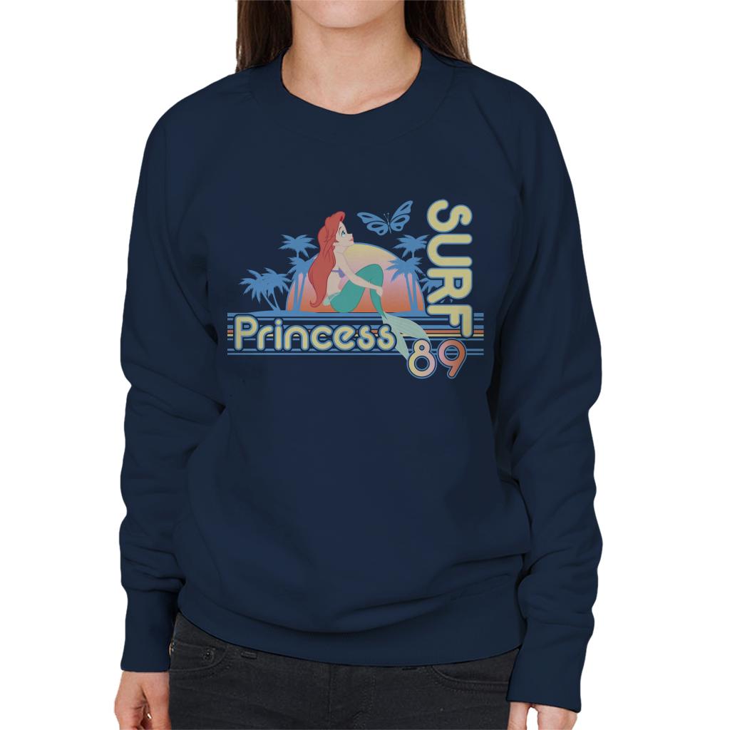 Disney Surf Princess 89 The Little Mermaid Women's Sweatshirt-ALL + EVERY