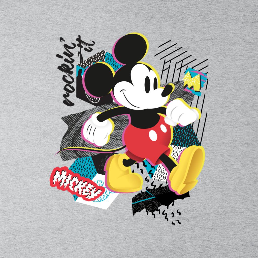 Disney Mickey Mouse Rockin It Retro Women's Sweatshirt-ALL + EVERY