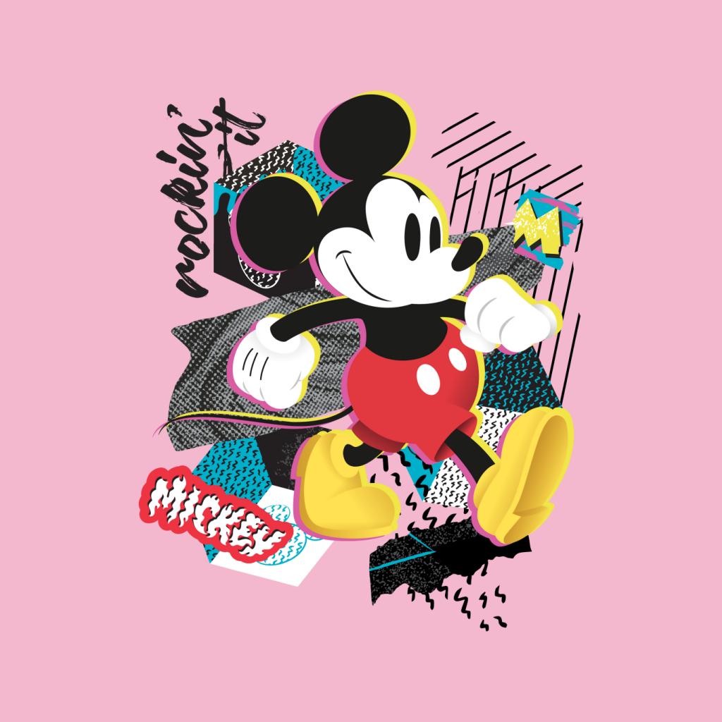 Disney Mickey Mouse Rockin It Retro Women's T-Shirt-ALL + EVERY