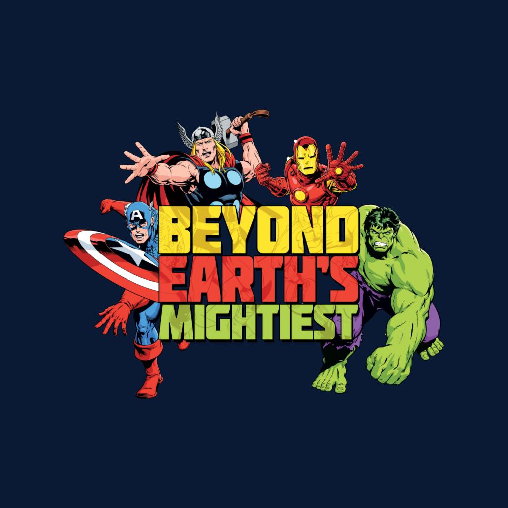 Marvel Avengers Attack Beyond Earths Mightiest Men's T-Shirt-ALL + EVERY