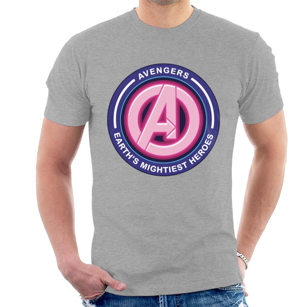 Marvel Avengers A Logo Earths Mightiest Heroes Men's T-Shirt-ALL + EVERY