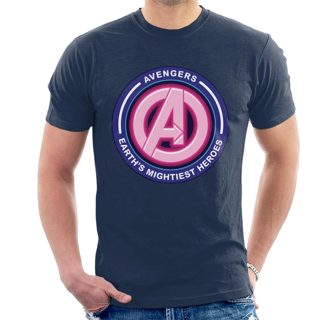 Marvel Avengers A Logo Earths Mightiest Heroes Men's T-Shirt-ALL + EVERY