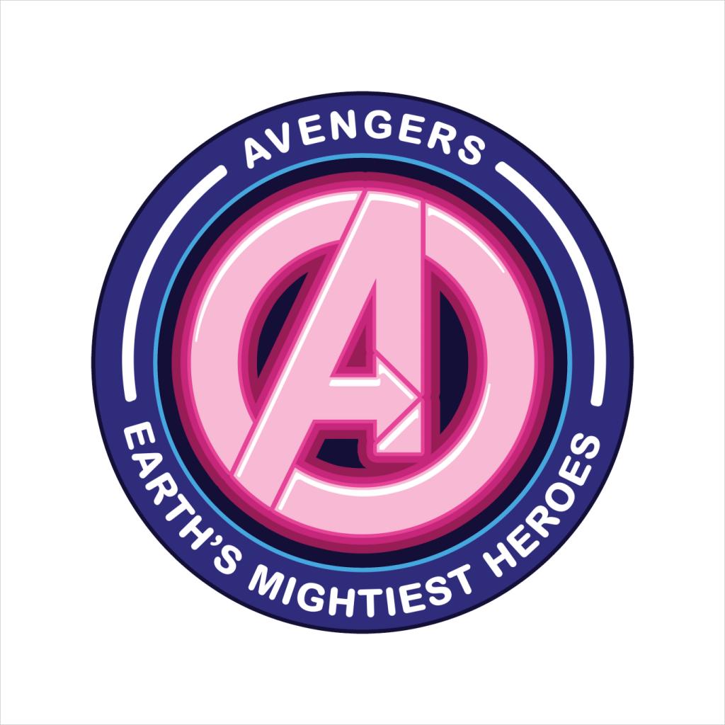 Marvel Avengers A Logo Earths Mightiest Heroes Men's T-Shirt-ALL + EVERY