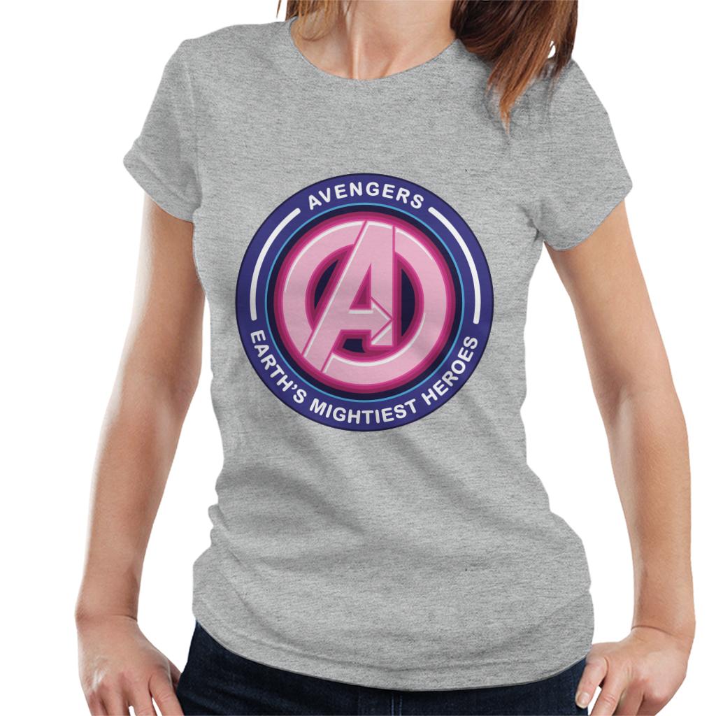 Marvel Avengers A Logo Earths Mightiest Heroes Women's T-Shirt-ALL + EVERY