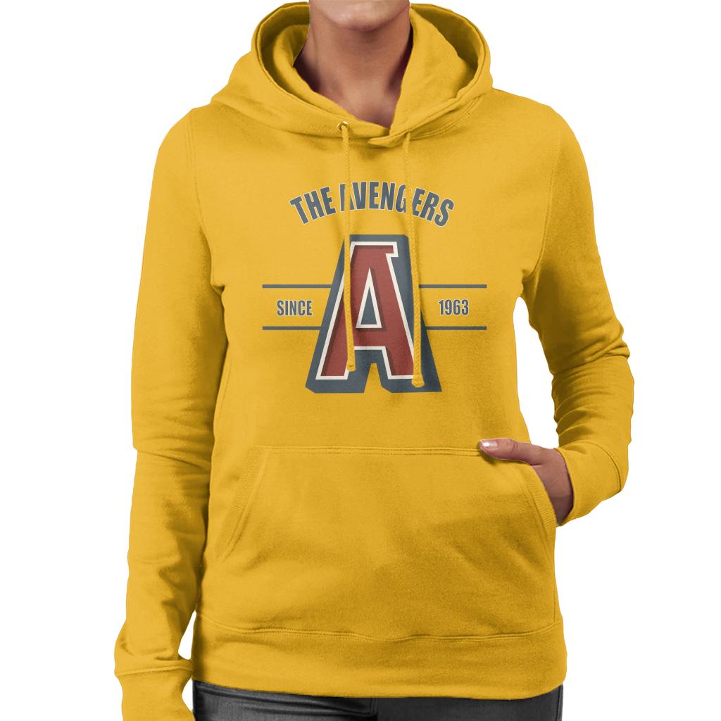 Marvel The Avengers A College Sports Style Since 1963 Women's Hooded Sweatshirt-ALL + EVERY